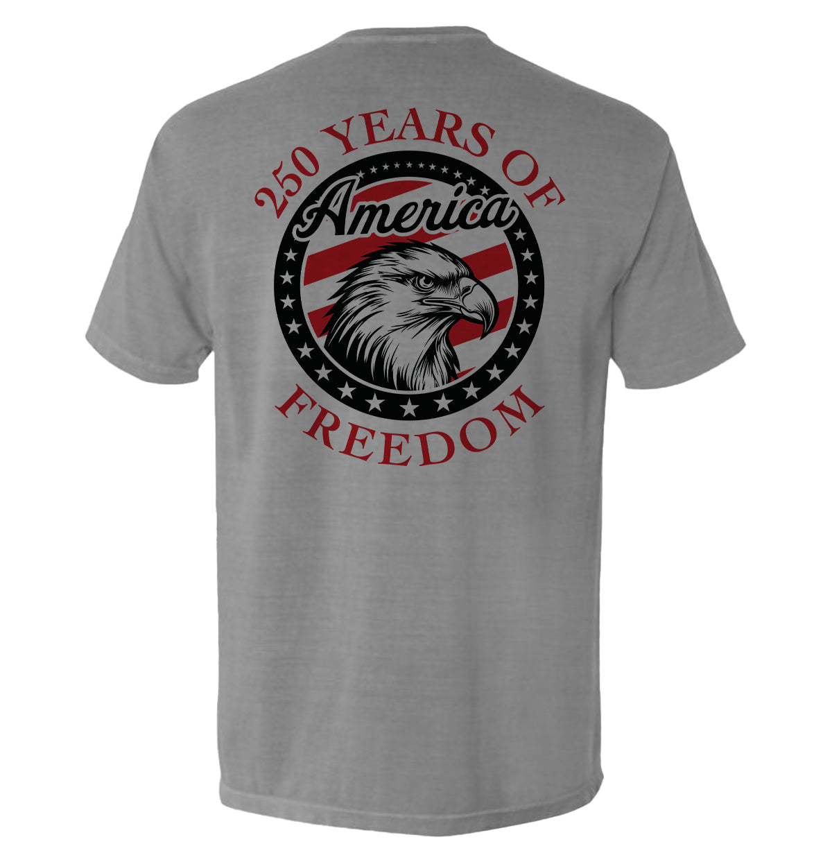 250 Years Of Freedom Eagle Circle T-Shirt