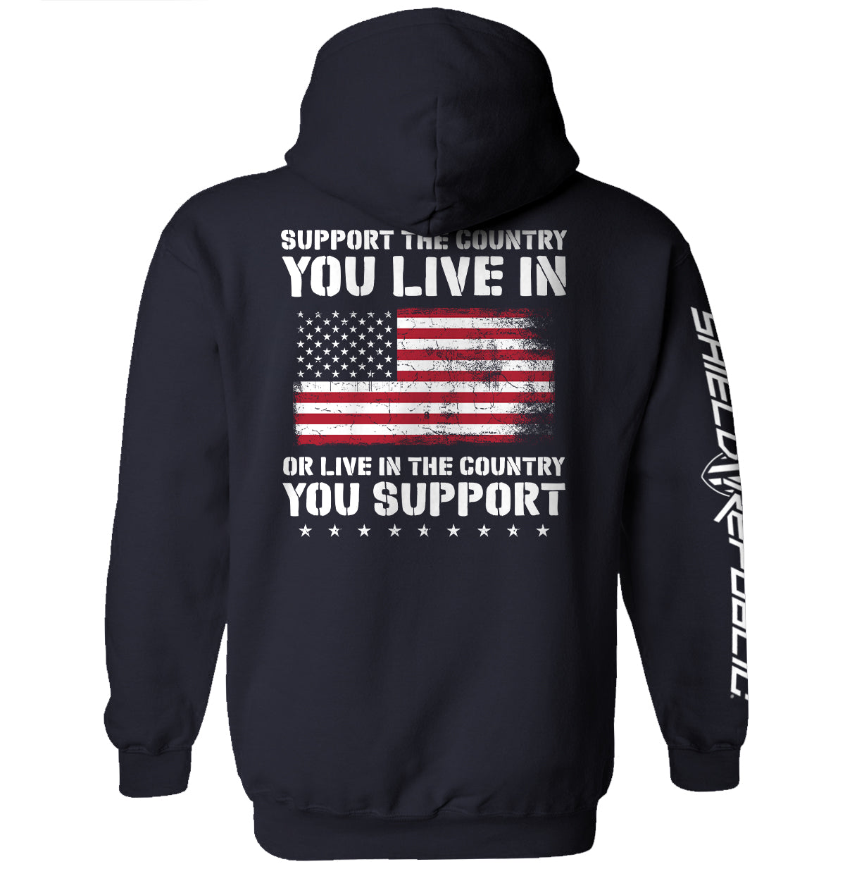 Support The Country You Live In Flag T-Shirt