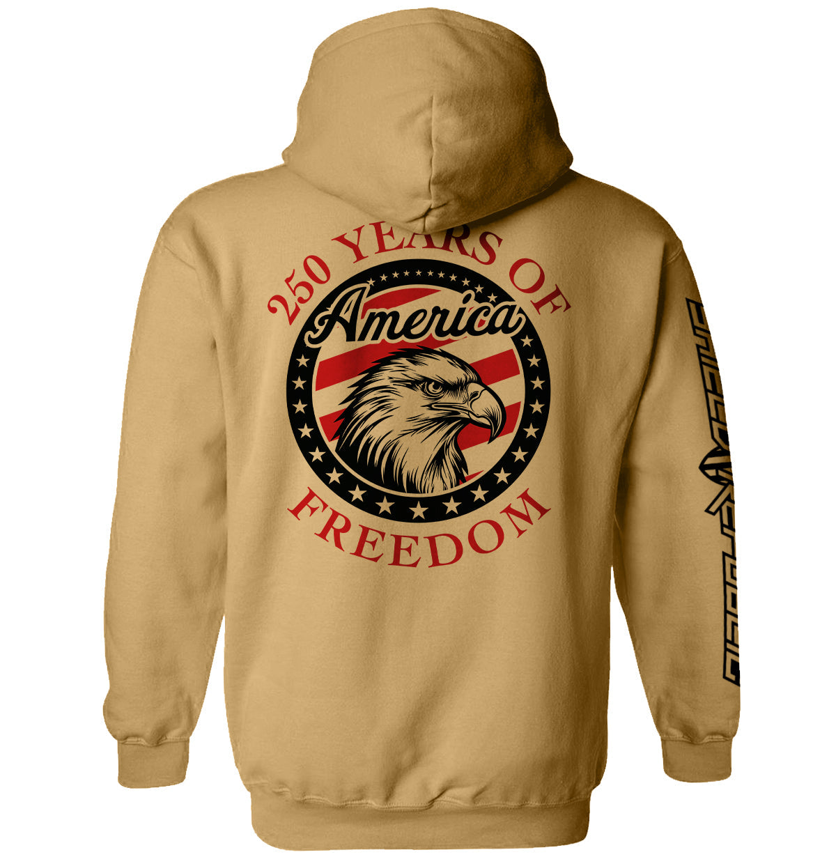 250 Years Of Freedom Eagle Circle T-Shirt